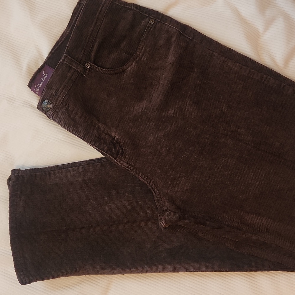 Gloria Vanderbilt Brown Corduroy Pants - Picture 4 of 4